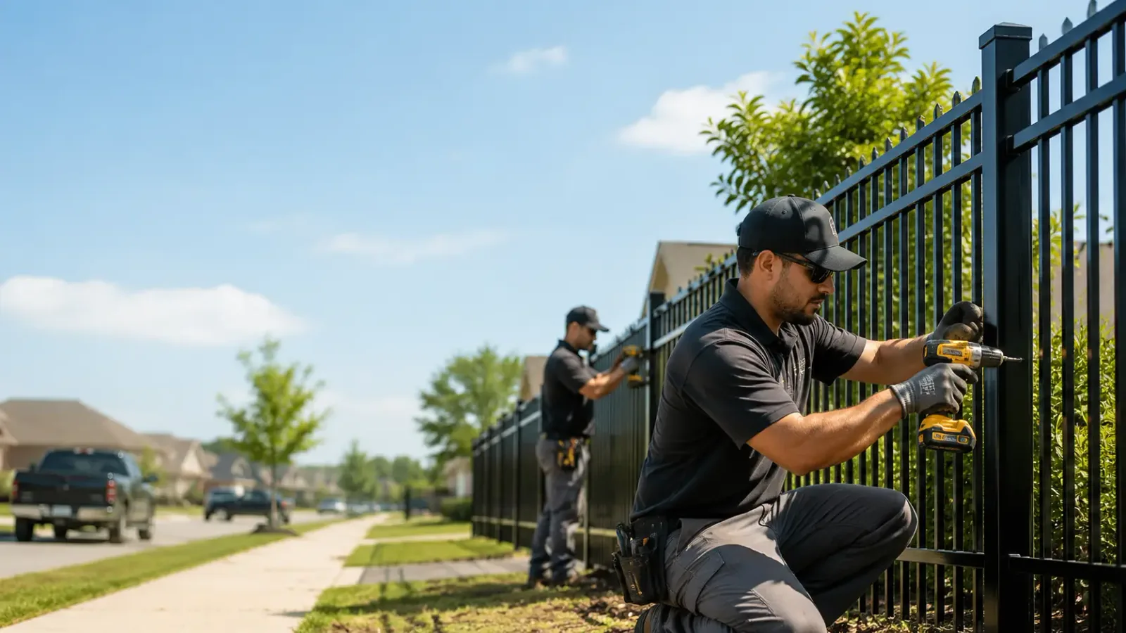Metal Fence Installation in Rotan, TX